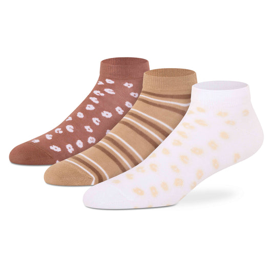 Casual Low-Cut Socks for Women (Pack of 3)