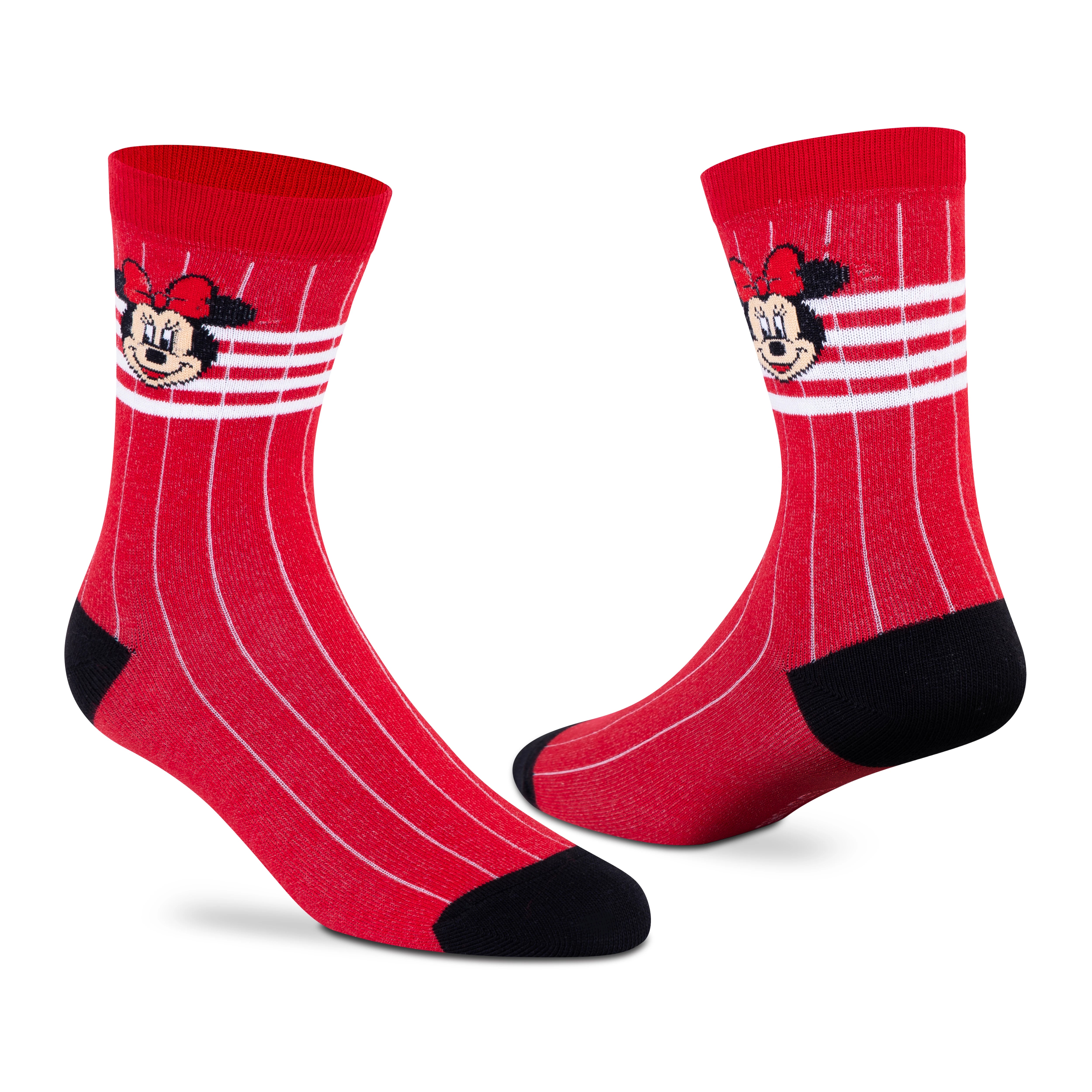 Disney Minnie Mouse Christmas Socks - Women (Pack of 3)