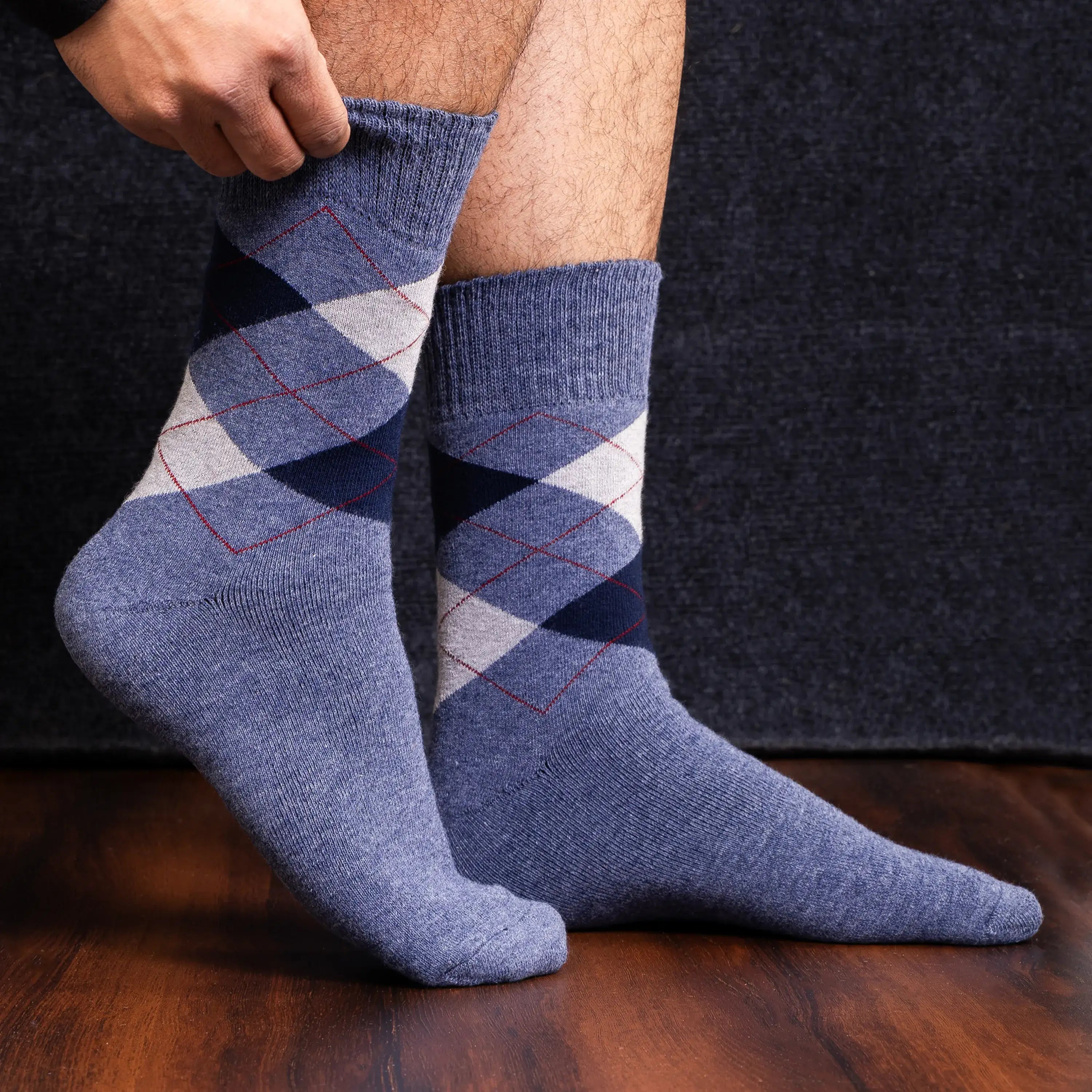 Supersox Winter Socks Simla Design Collection - Men (Pack of 2)