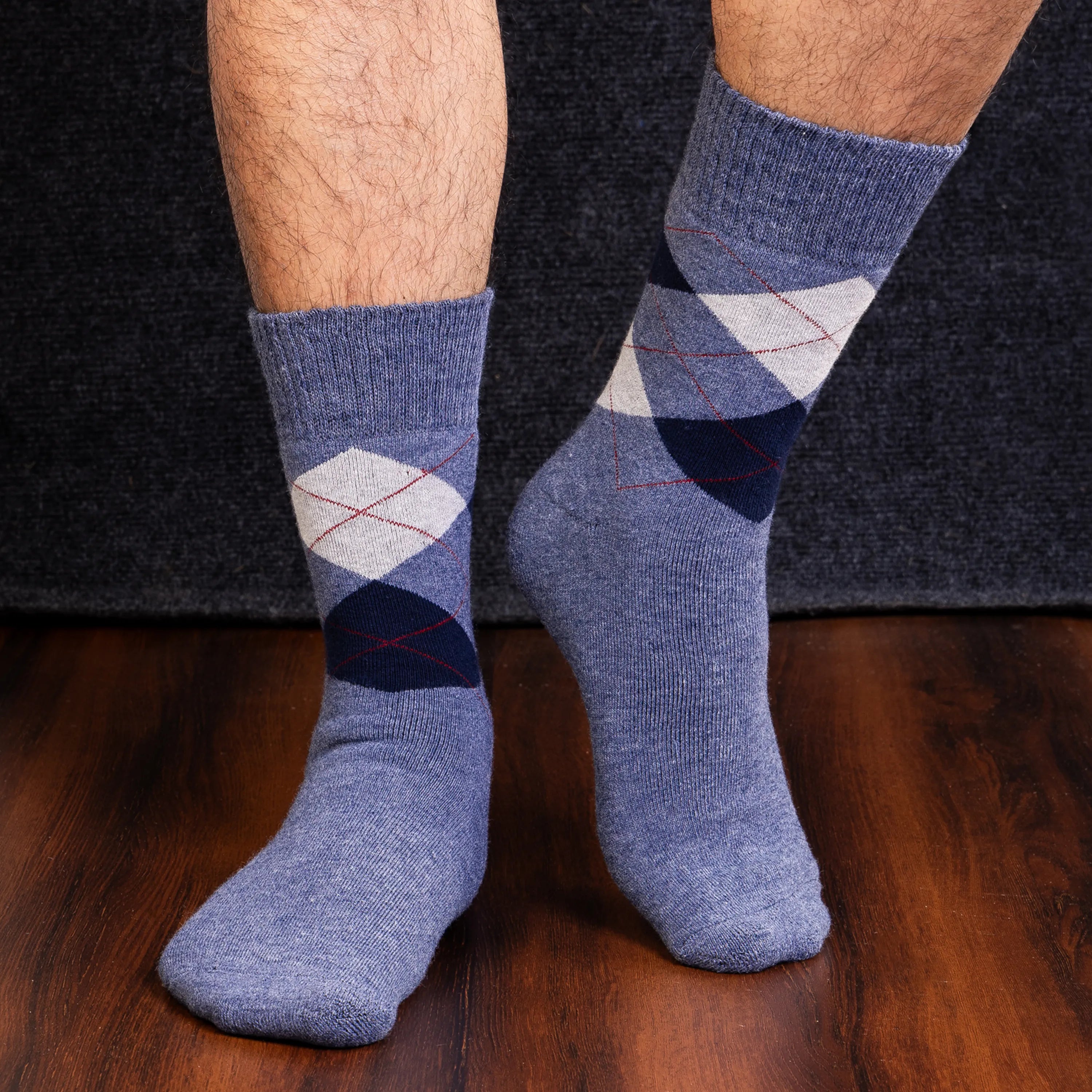 Supersox Winter Socks Simla Design Collection - Men (Pack of 2)