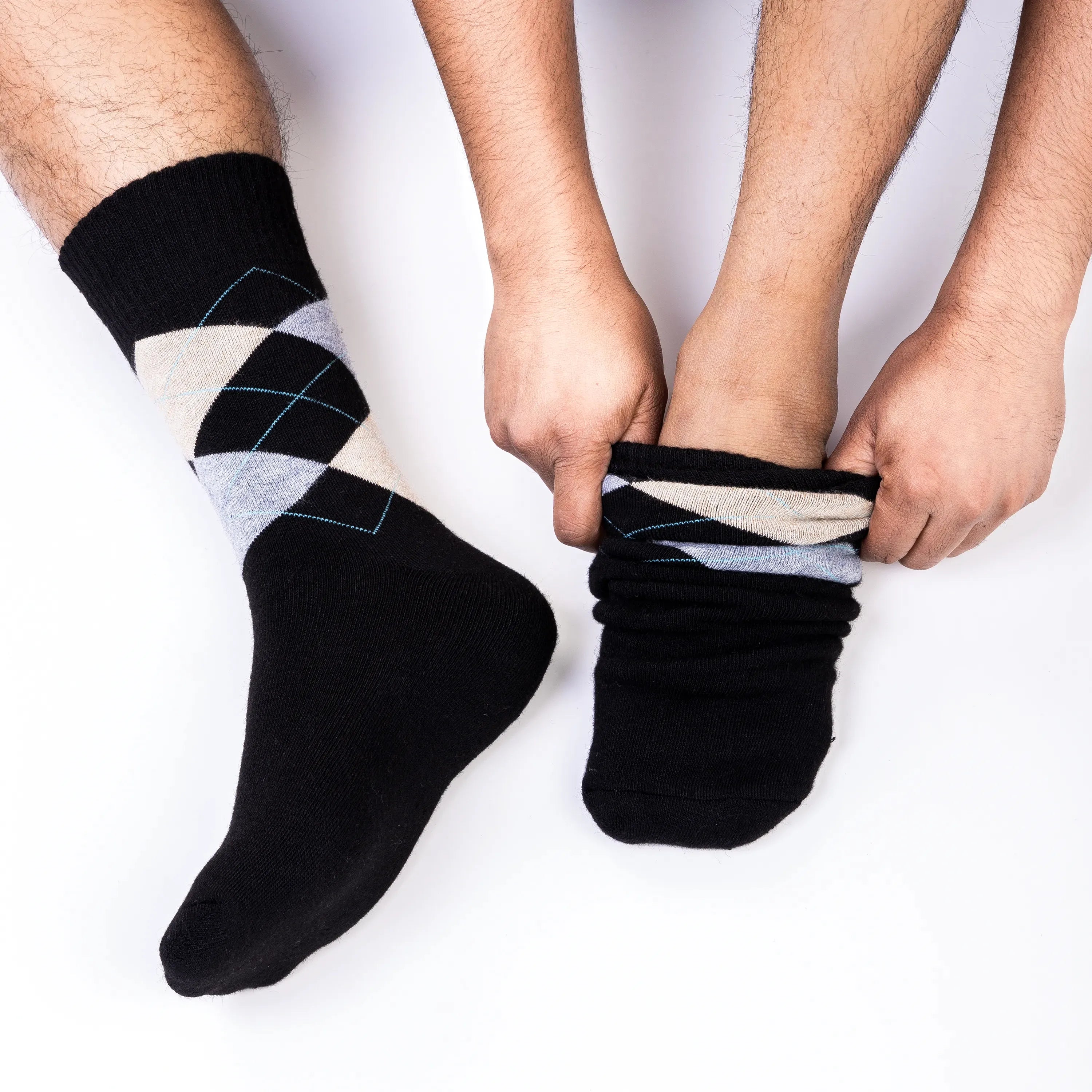 Supersox Winter Socks Simla Design Collection - Men (Pack of 2)