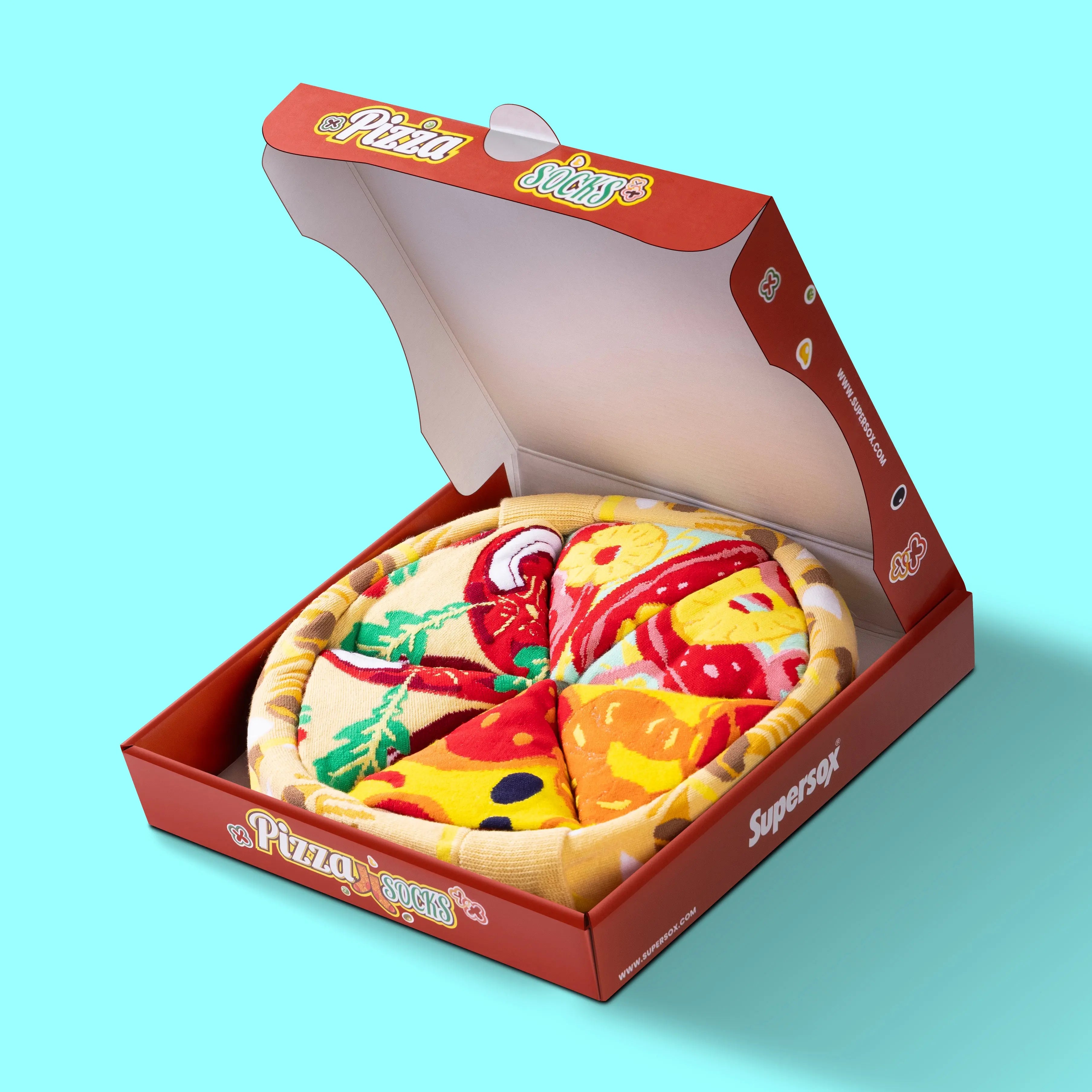 Pizza feast socks set (Pack of 4) Supersox