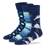 Funky Crew Socks (Unisex) - Pack of 3