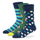 Funky Crew Socks (Unisex) - Pack of 3