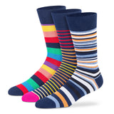 Funky Crew Socks (Unisex) - Pack of 3