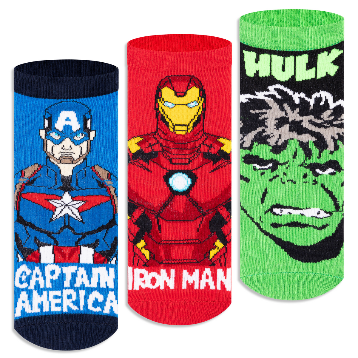 Avengers Ankle Socks for Boys (Pack of 3)