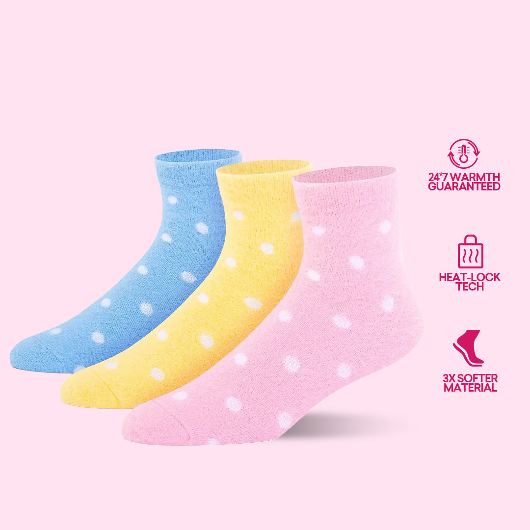 Fuzzy Socks Design - Women (Pack of 3)